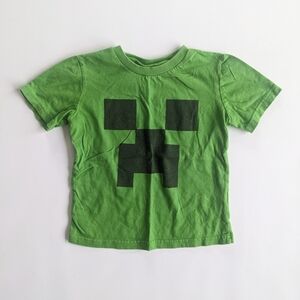 Minecraft Creeper Short Sleeve Tee - Size 5